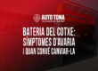 Bateria del cotxe: símptomes d’avaria i quan convé canviar-la