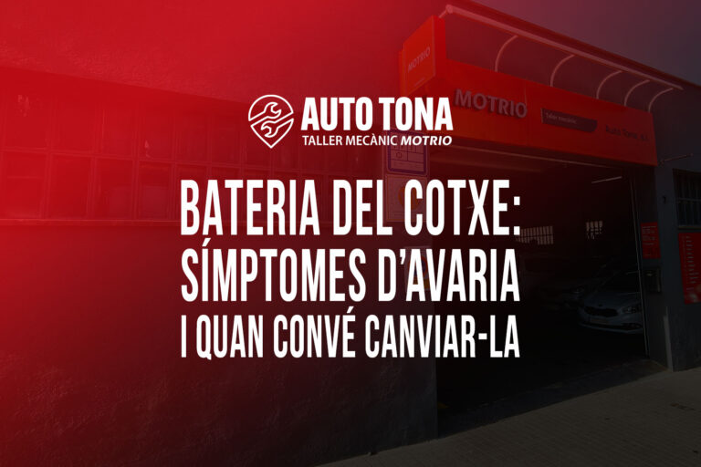 Bateria del cotxe: símptomes d’avaria i quan convé canviar-la