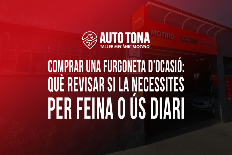 Comprar una furgoneta d’ocasió: què revisar si la necessites per feina o ús diari
