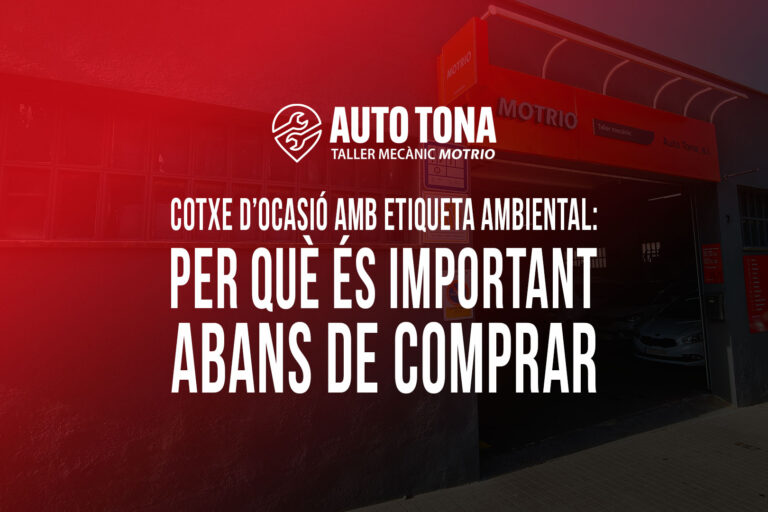 Cotxe d’ocasió amb etiqueta ambiental: per què és important abans de comprar