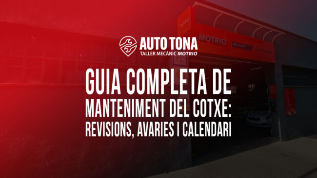 Guia completa de manteniment del cotxe: revisions, avaries i calendari