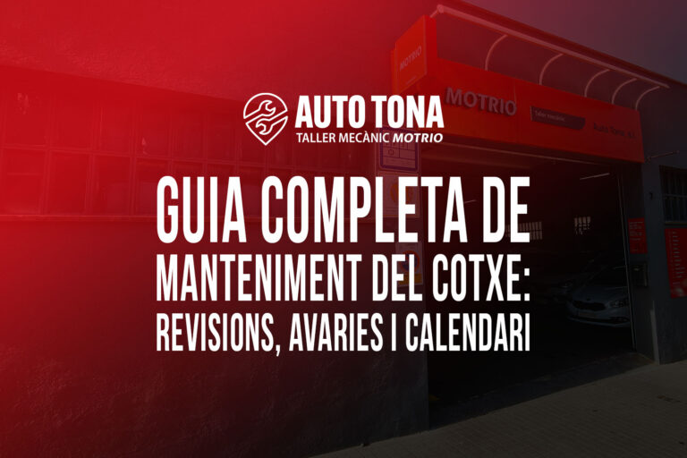 Guia completa de manteniment del cotxe: revisions, avaries i calendari