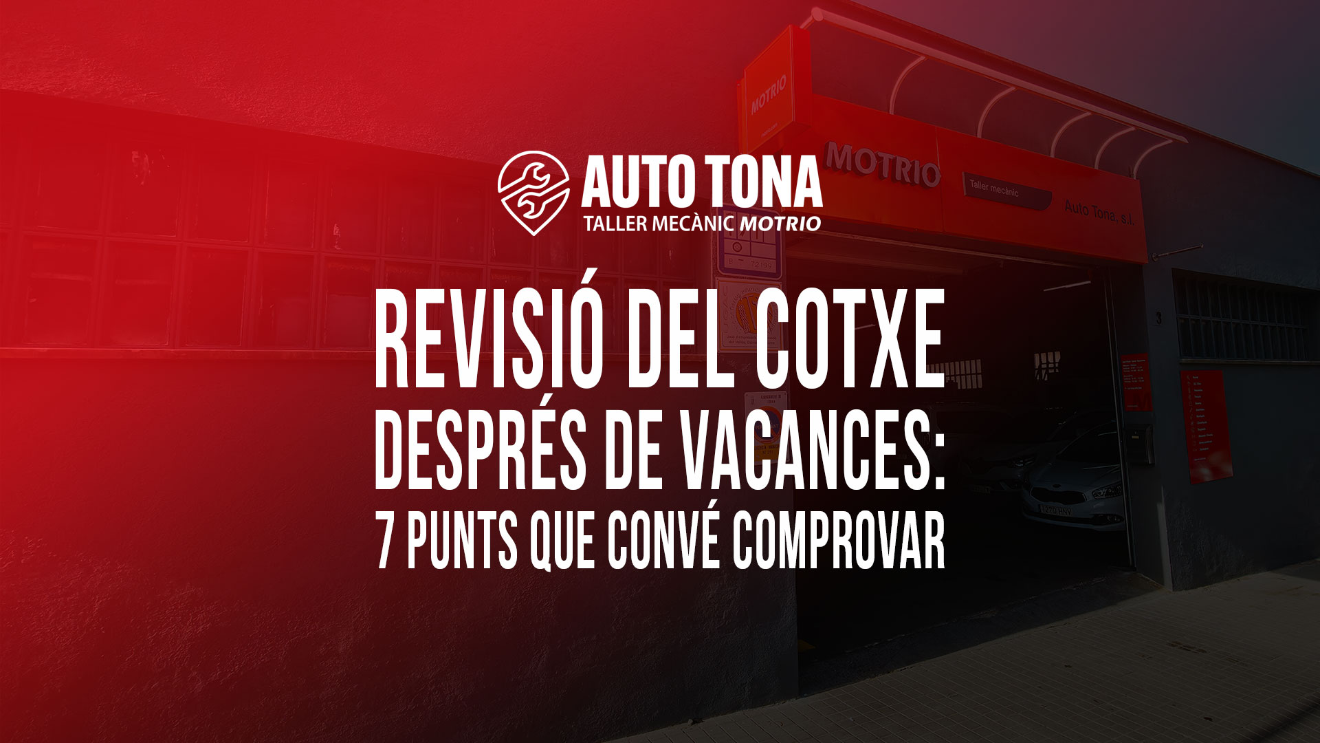 Revisió del cotxe després de vacances: 7 punts que convé comprovar