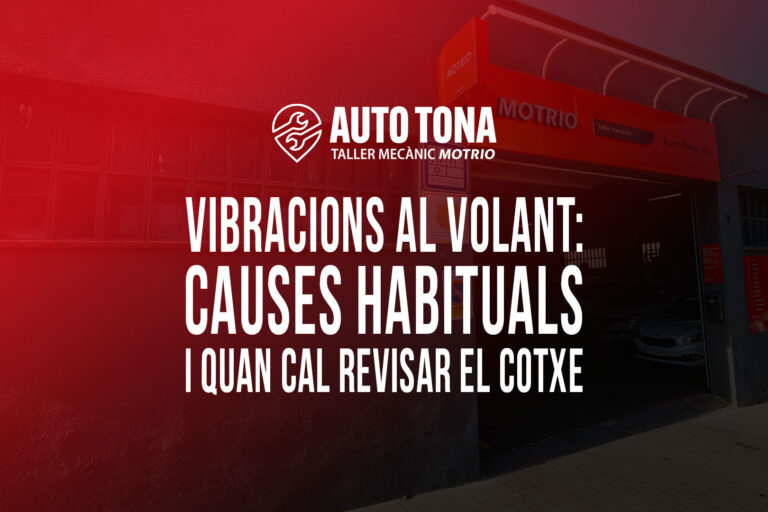 Vibracions al volant: causes habituals i quan cal revisar el cotxe