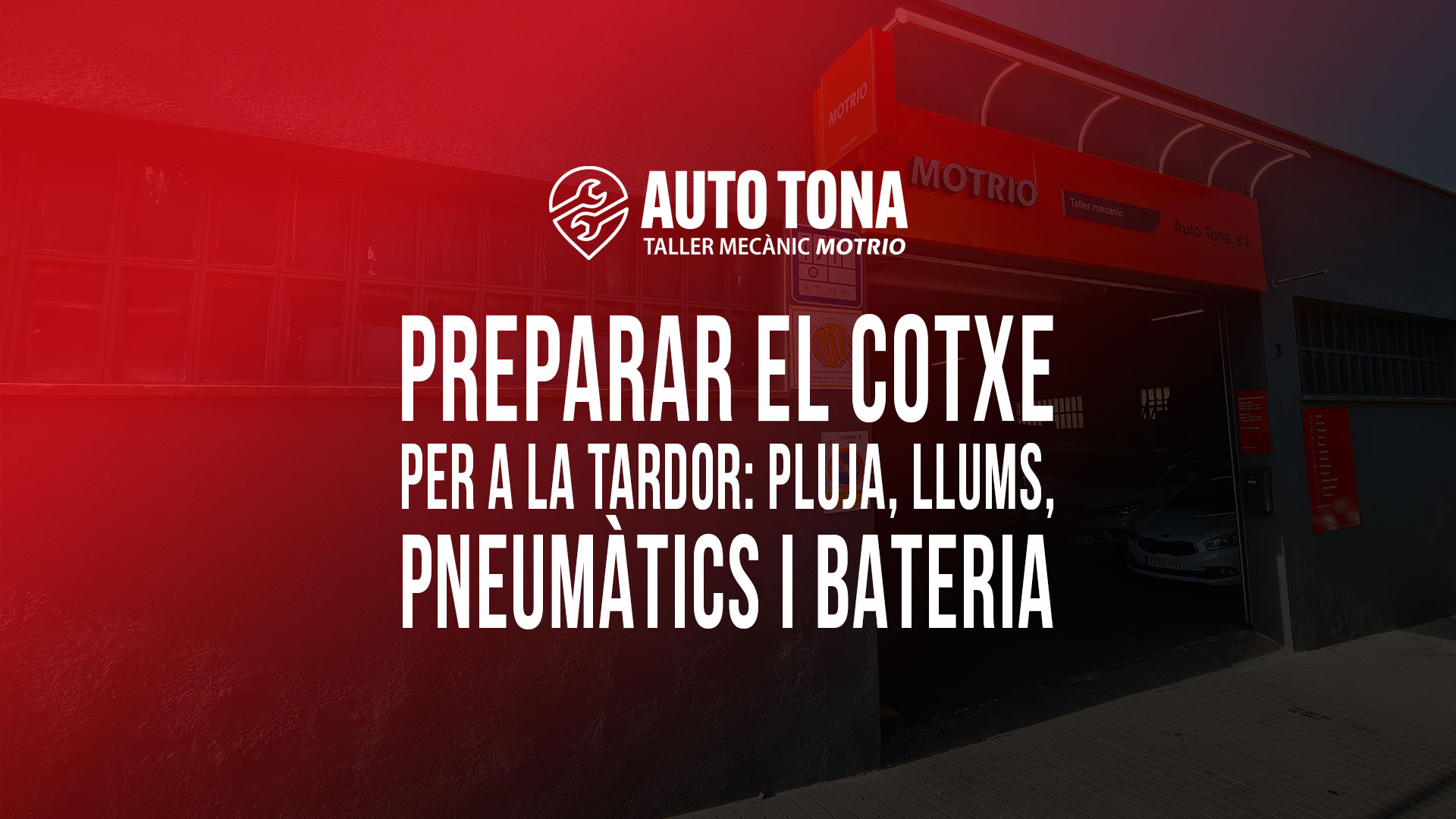 Preparar el cotxe per a la tardor: pluja, llums, pneumàtics i bateria