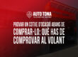 Provar un cotxe d’ocasió abans de comprar-lo: què has de comprovar al volant