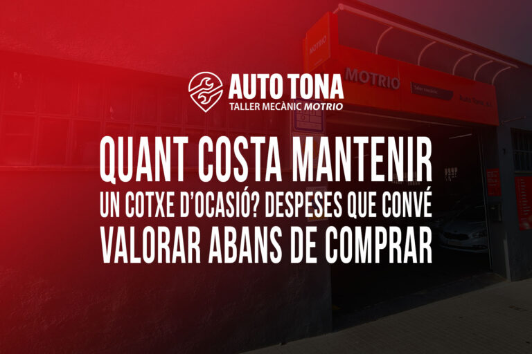 Quant costa mantenir un cotxe d’ocasió? Despeses que convé valorar abans de comprar