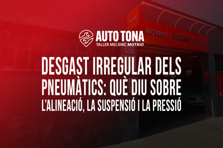 Desgast irregular dels pneumàtics: què diu sobre l’alineació, la suspensió i la pressió